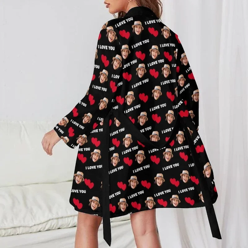 2-pcs-face-print-pajamas-custom-face-red-heart-i-love-you-sleepwear-personalized-womens-bath-robe-womens-nightgown