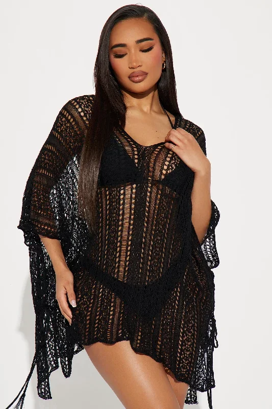 Althea Swim Cover Up - Black