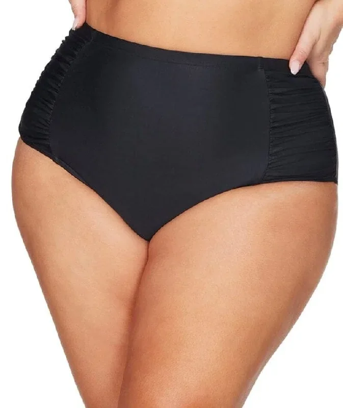 Artesands Hues Botticelli High Waist Swim Brief - Black