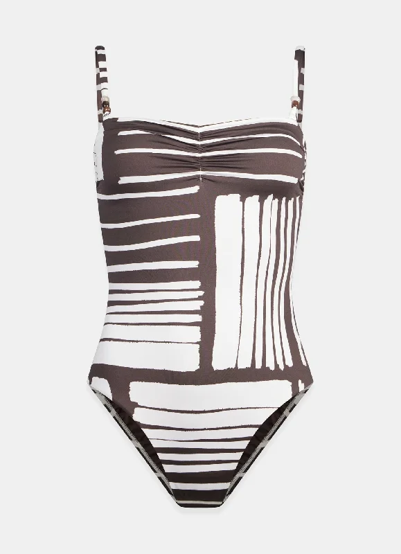 brown-striped-swimsuit