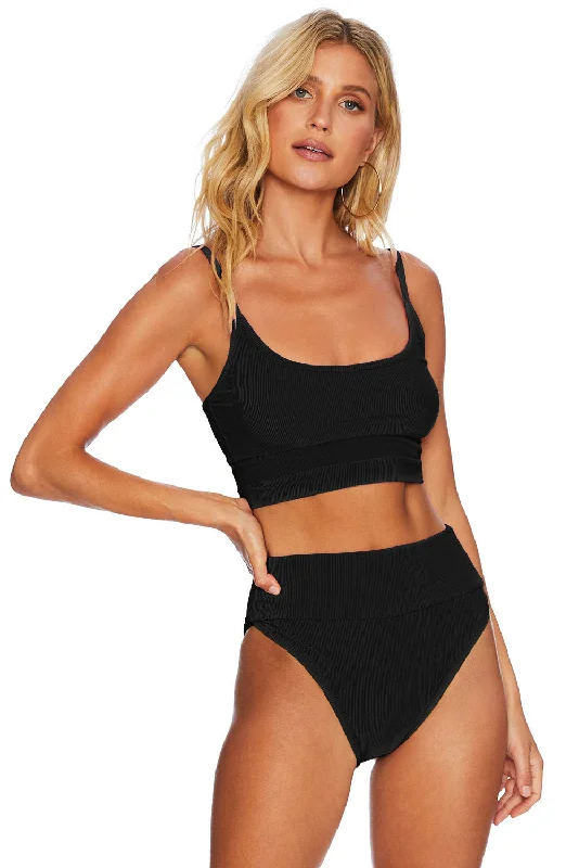 color-block-spaghetti-strap-two-piece-swim-set