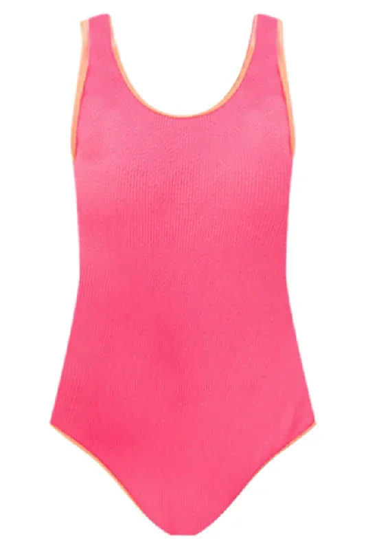 do-not-disturb-pink-and-orange-color-block-one-piece-swimsuit