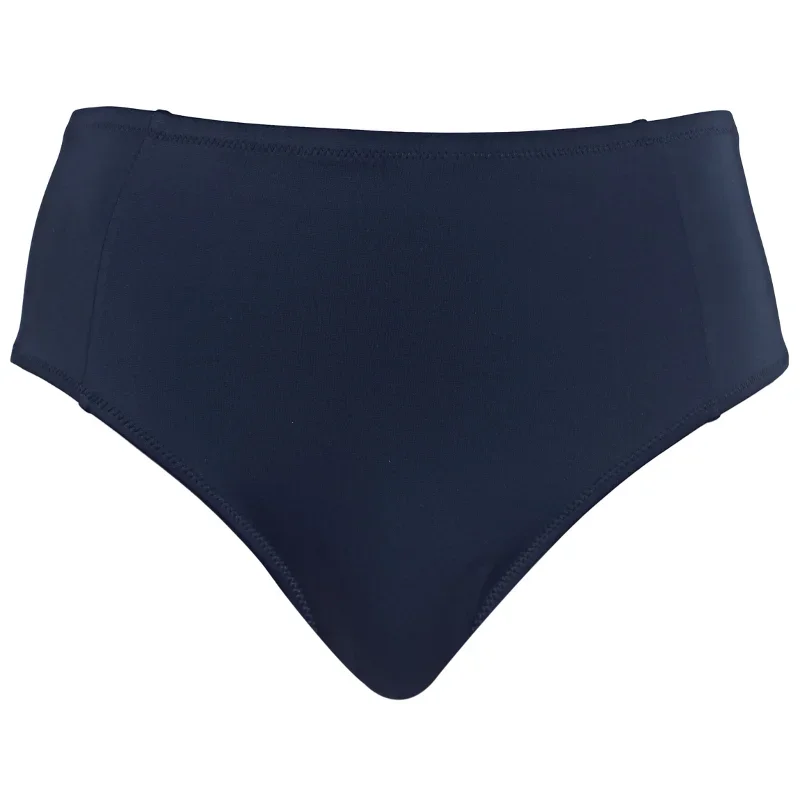 Essentials Blue Mid Rise Bikini Brief - Elomi Swim