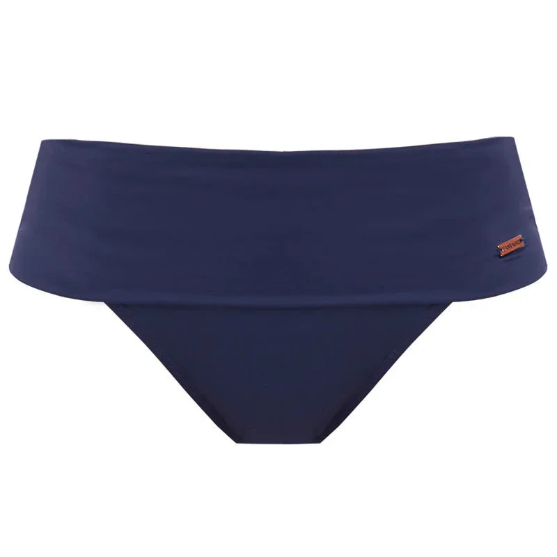 Marseille Twilight Blue Fold Bikini Brief - Fantasie Swim