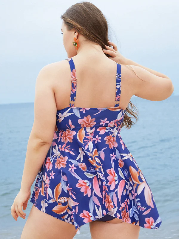 floral-print-a-line-hanky-hem-tankini-top