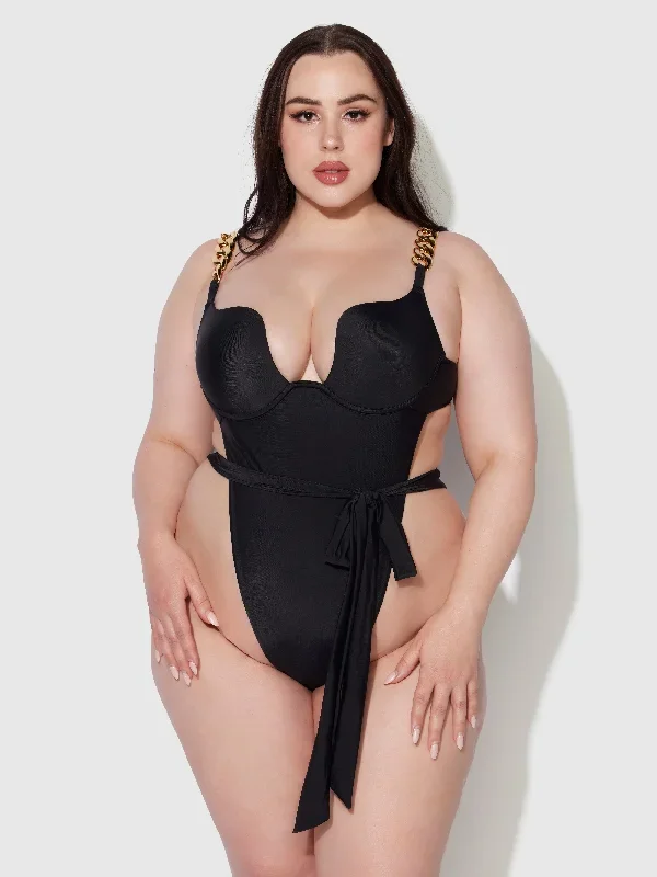 fredericks-of-hollywood-rising-star-push-up-and-wrap-bottom-chain-swim-one-piece-black