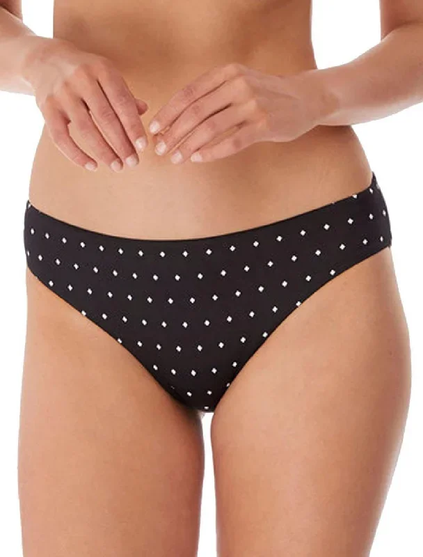 Freya Jewel Cove Classic Swim Brief | Black Polka Dot Bikini Briefs | Freya Swimwear