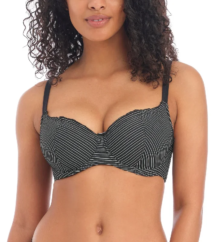 Freya Ocean Calling Sweetheart Padded Underwire Bikini Top (201403)- Midnight