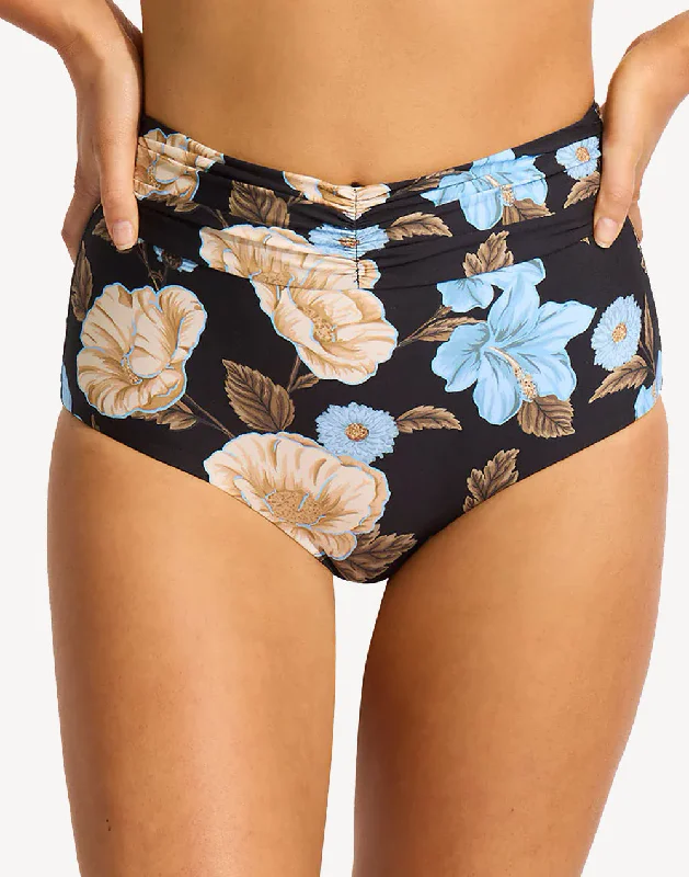 Garden Party High Waist Bikini Bottom