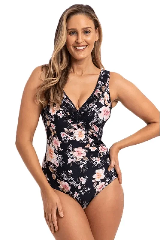 Jantzen Brigerton Frill Cross Front One Piece Swimsuit