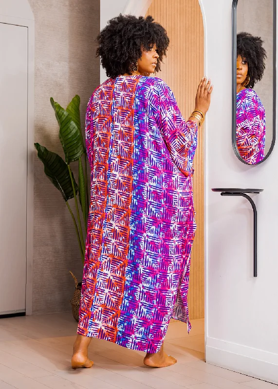 karimah-womens-african-print-kaftan-blue-raspberry-adire