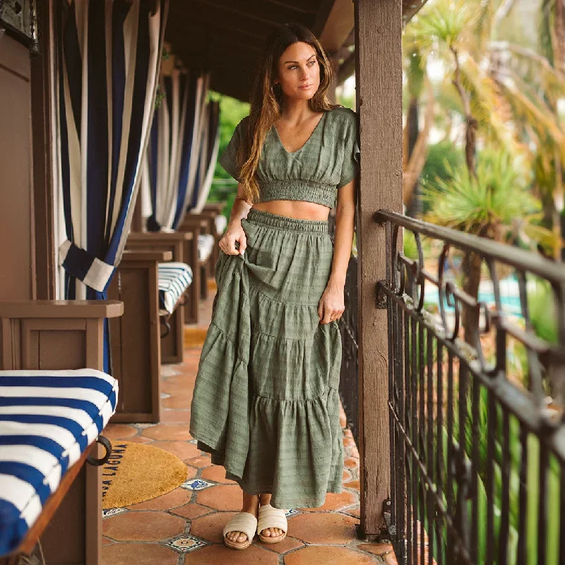 Maxi Skirt, Sage