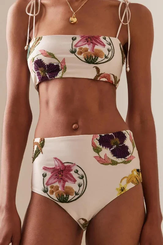 Botanical Print Bikini Set