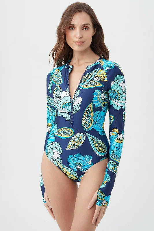 WOMEN'S PIROUETTE LONG SLEEVE ZIP UP ONE PIECE PADDLE SUIT