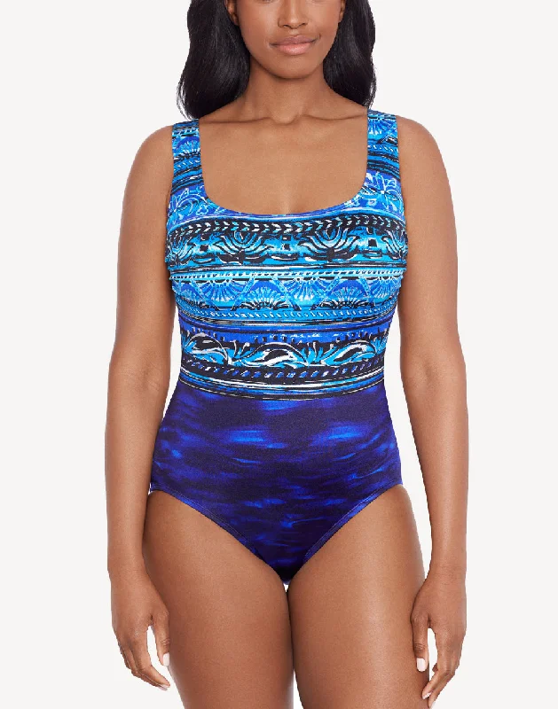 Pool Attention Double X Back Tank One Piece