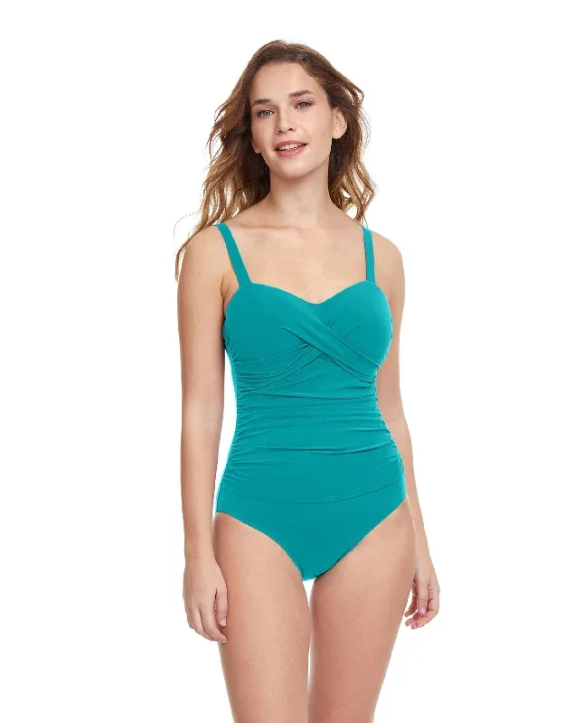 Profile By Gottex Tutti Frutti D-Cup Underwire One Piece Swimsuit