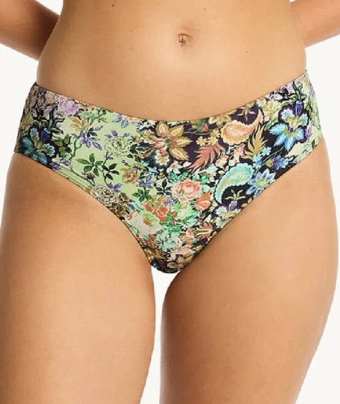 Sea Level Wildflower Mid Bikini Brief - Sea