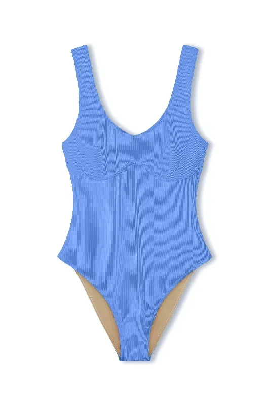 Signature Bralette One Piece - Bay Blue