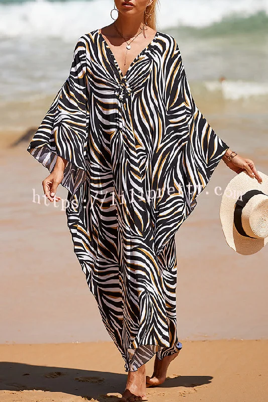 simple-unique-printed-pleated-front-slit-cover-up