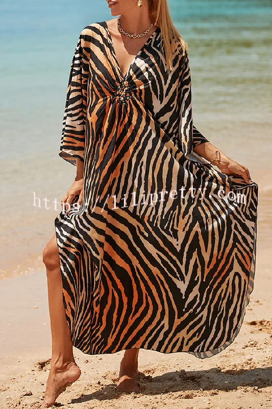 simple-unique-printed-pleated-front-slit-cover-up