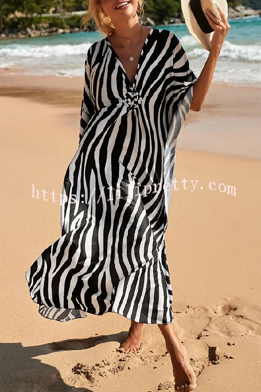 simple-unique-printed-pleated-front-slit-cover-up