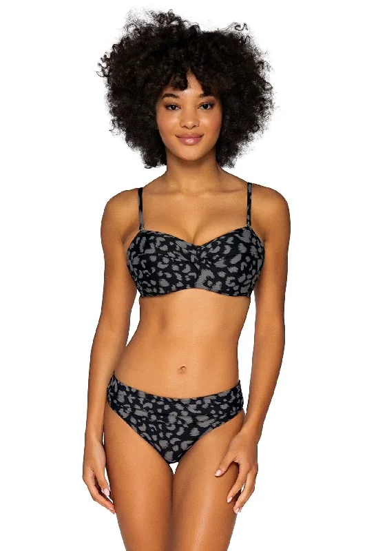 Sunsets Fearless Feline Iconic Twist Bandeau