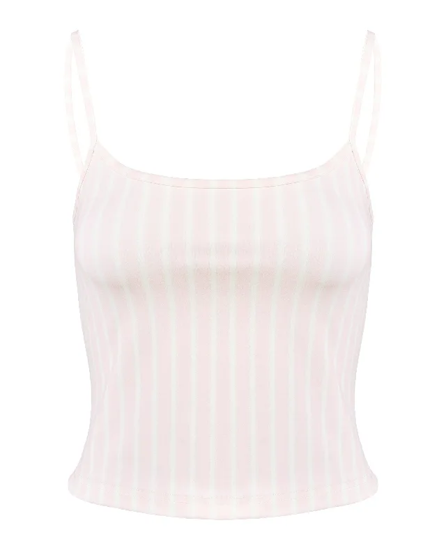 Swim Cami - Blush Stripe