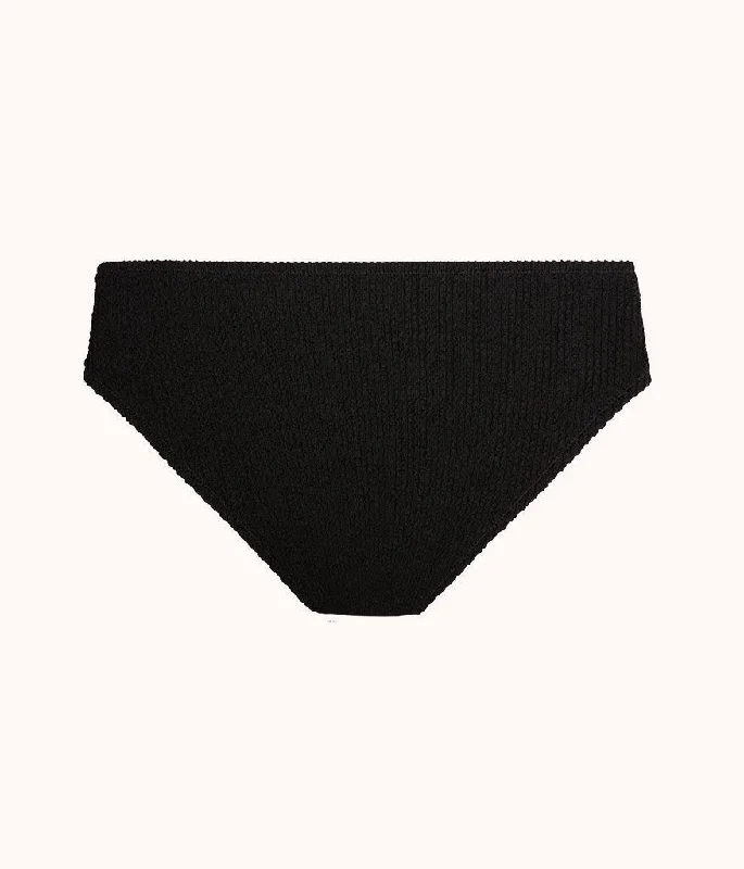 the-swim-ruched-high-waist-bikini-bottom-jet-black