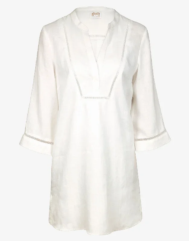 The White Collection Tunic - Natural White