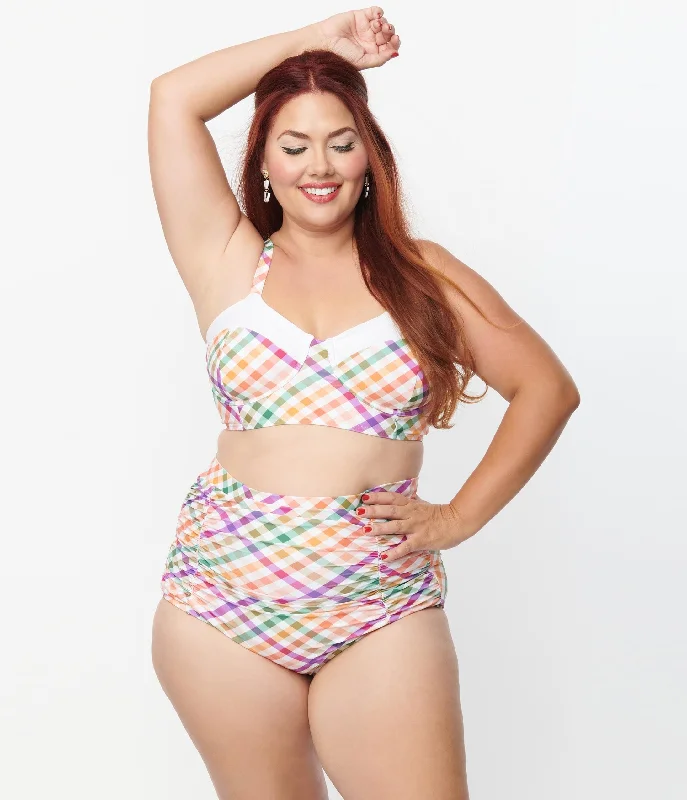 unique-vintage-plus-size-pastel-madras-gingham-marlene-crop-swim-top