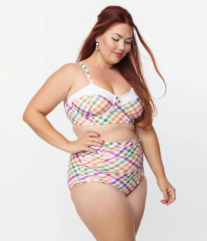 unique-vintage-plus-size-pastel-madras-gingham-marlene-crop-swim-top