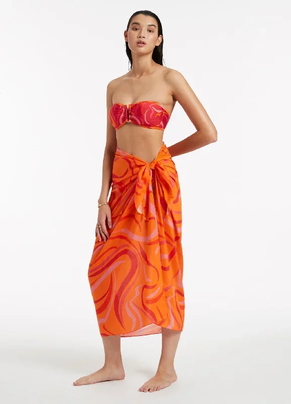 vortici-sarong-j61082-retro-orange