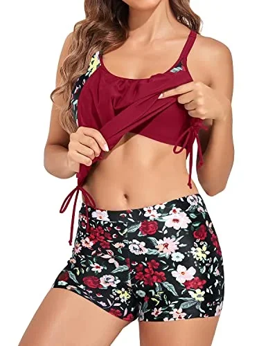 Red and Floral